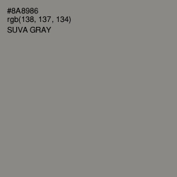 #8A8986 - Suva Gray Color Image